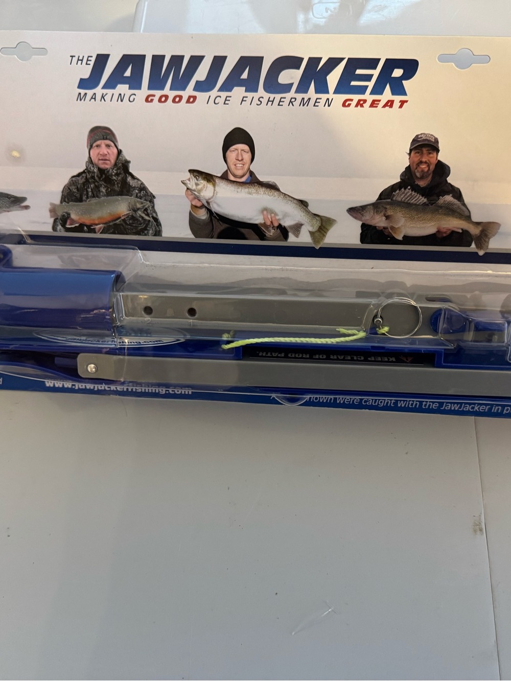 Ice Fishing Jaw Jacker - Blue